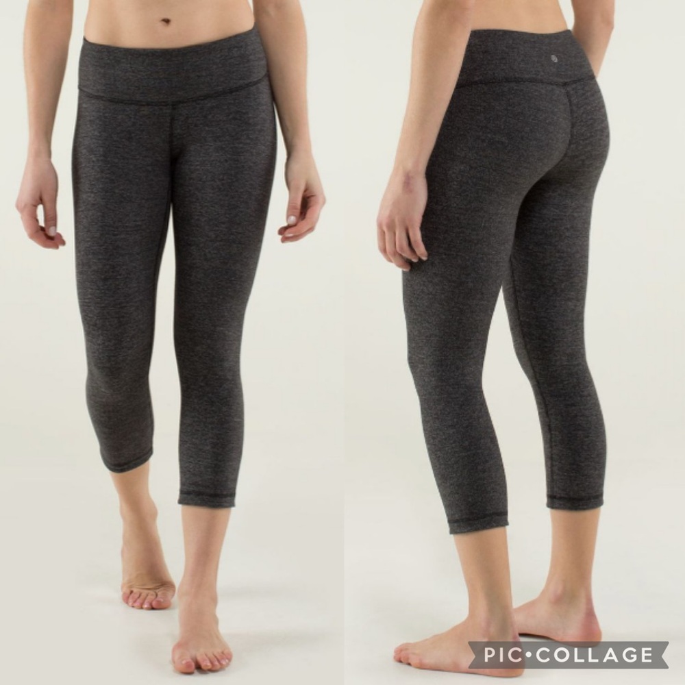 Lululemon Wunder Under Mini Stripe Crop Capri Legging - Picture 1 of 12
